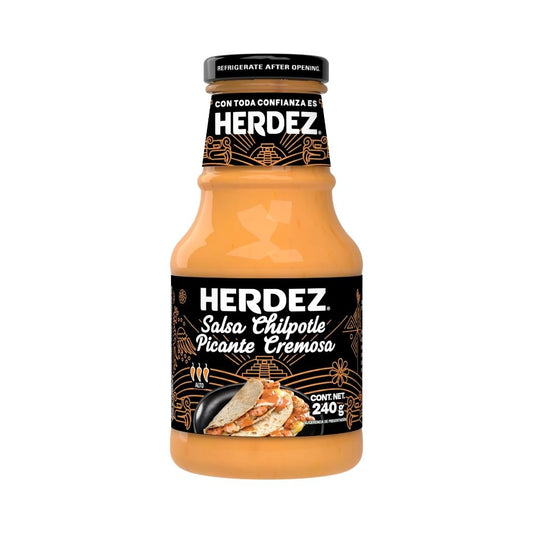 SALSA CHPOTLE PICANTE CREMOSA 240 GR HERDEZ