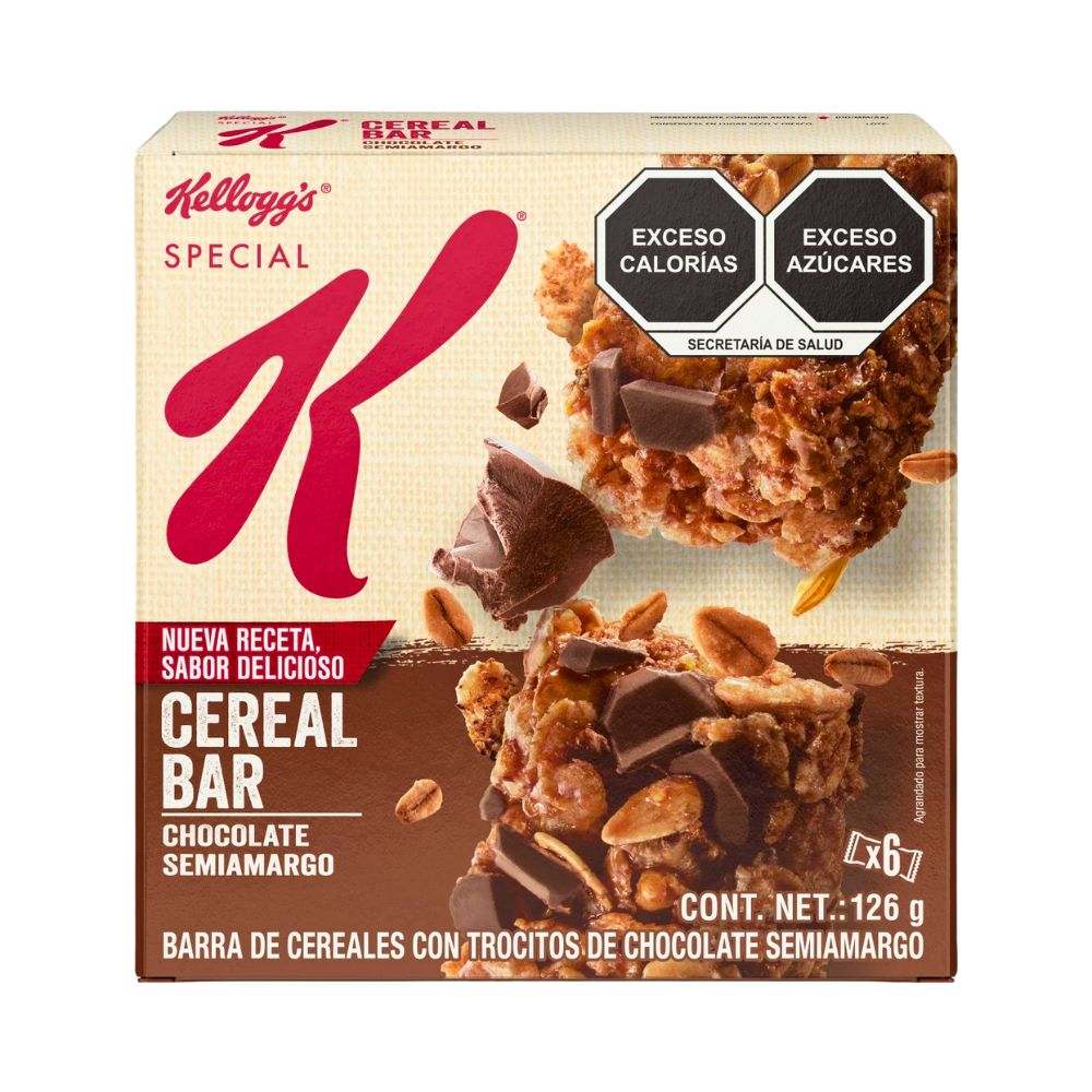 BARRA CEREAL SPECIAL K CHOCOLATE 126GR KELLOGG'S