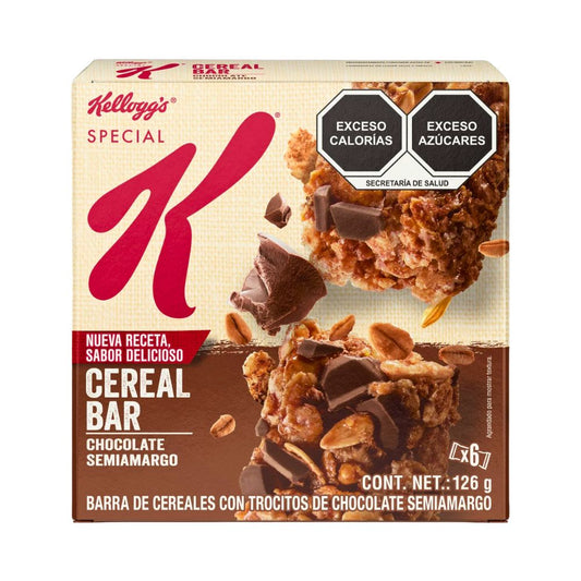 BARRA CEREAL SPECIAL K CHOCOLATE 126GR KELLOGG'S