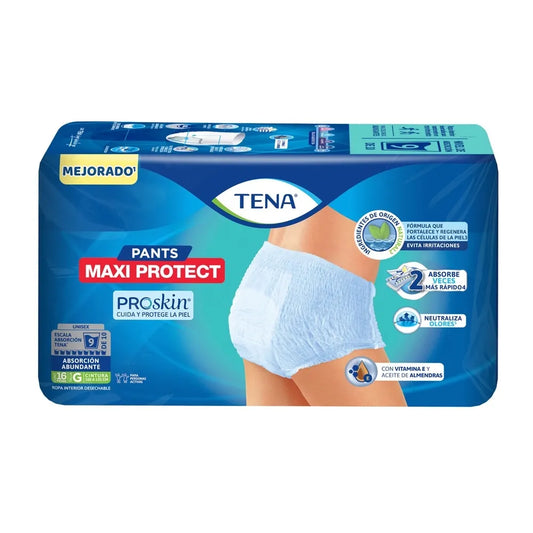 TENA PANTS MAXI PROTECT MEDIANO 16 UN TENA