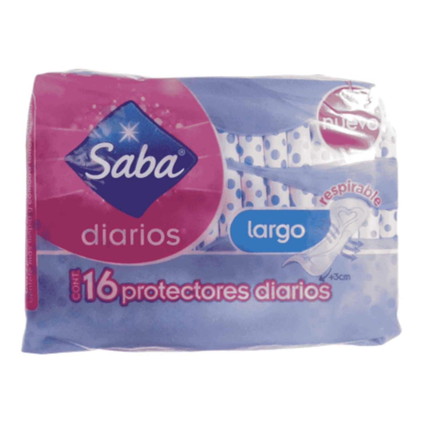 SABA PANTYLINER LARGO 16 UN SABA