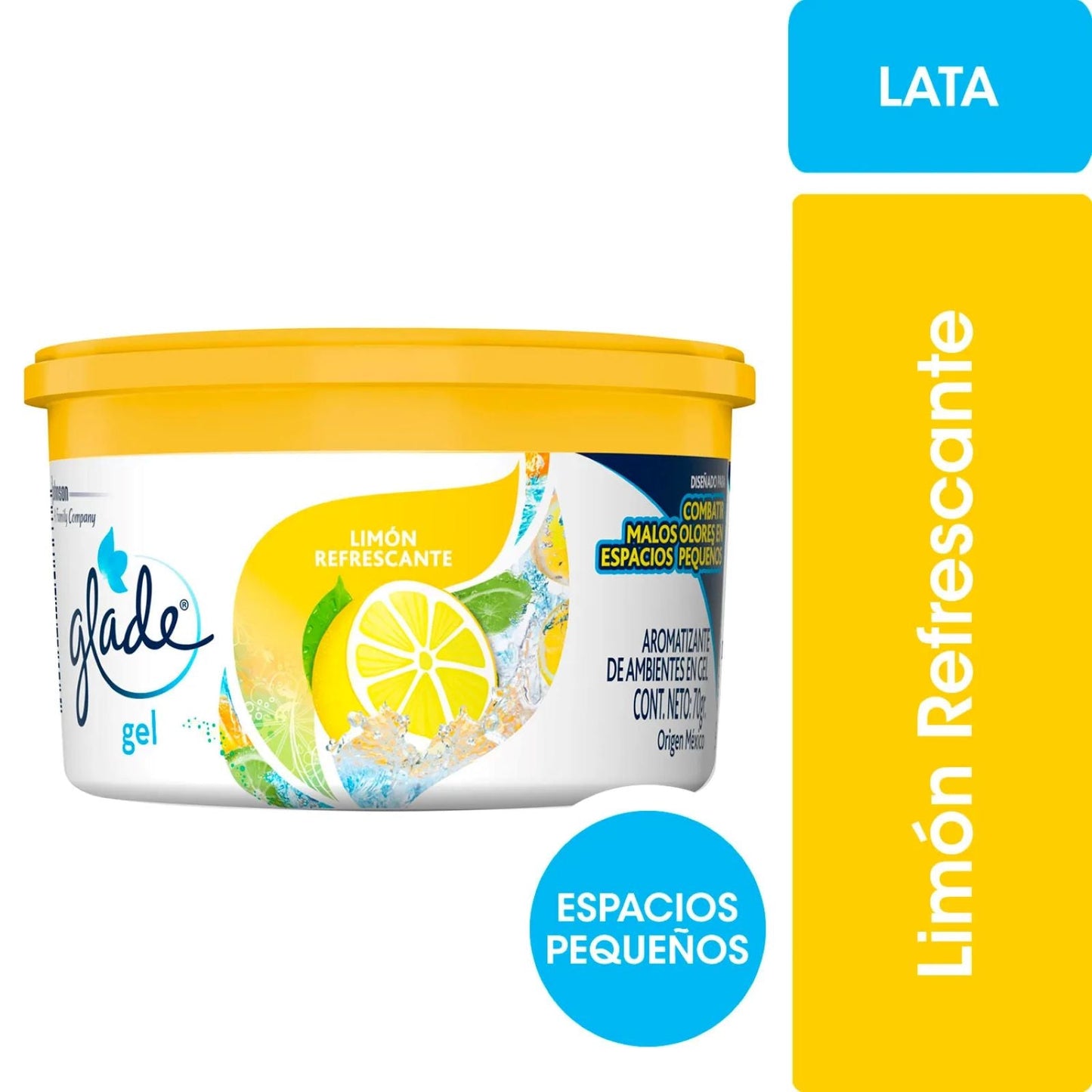 AROMATIZANTE AMBIENTAL GEL LIMON 70 GR GLADE