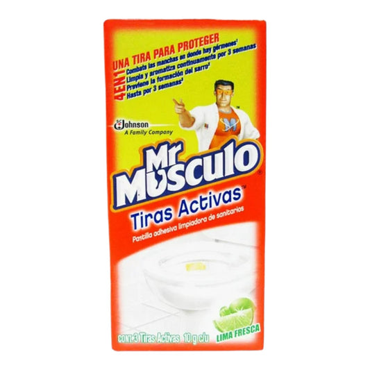 PASTILLA DE BAÑO TIRAS ACTIVAS LIMA FRESCA 30 G MR MUSCULO