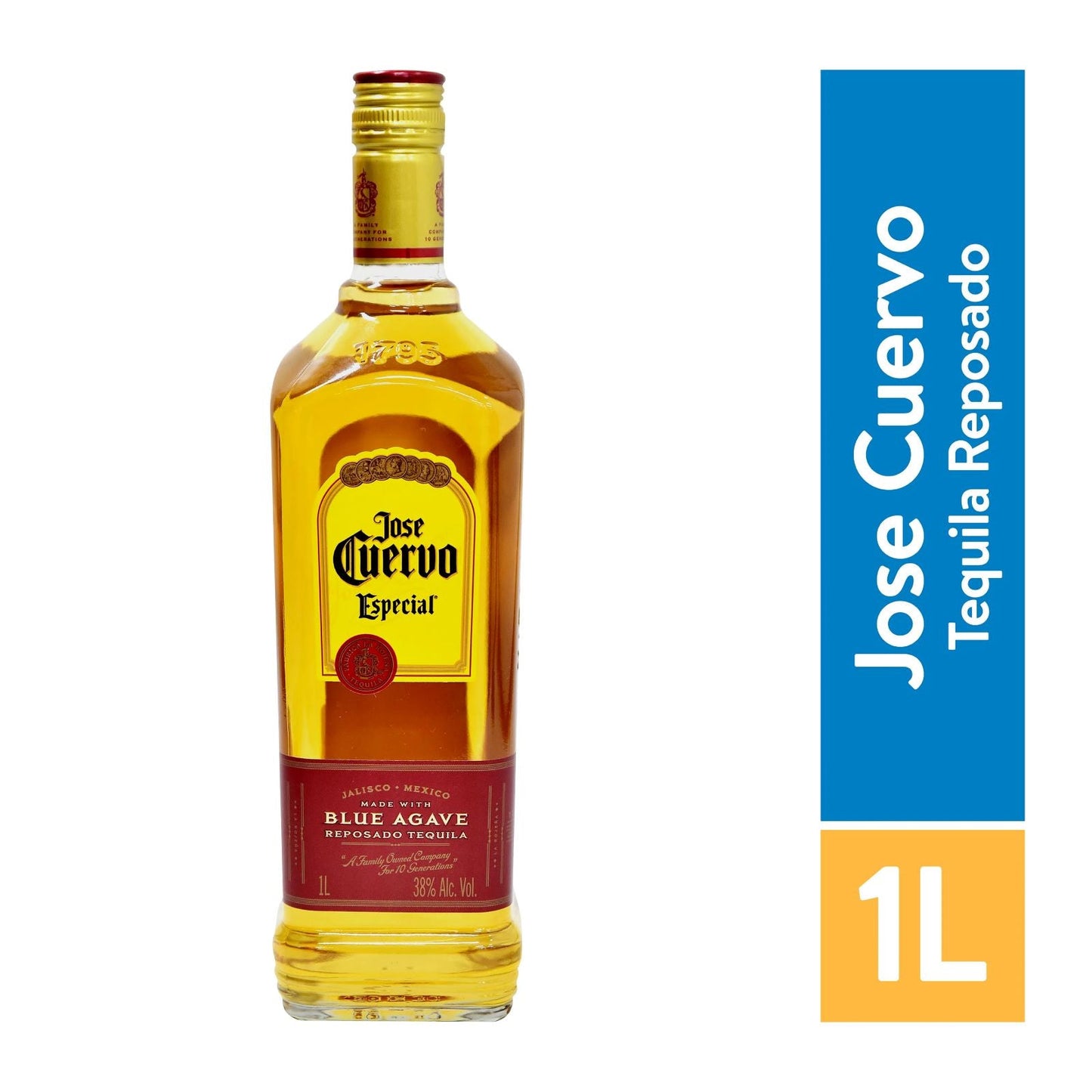 TEQUILA JOSE CUERVO ESPECIAL 1000 ML JOSE CUERVO