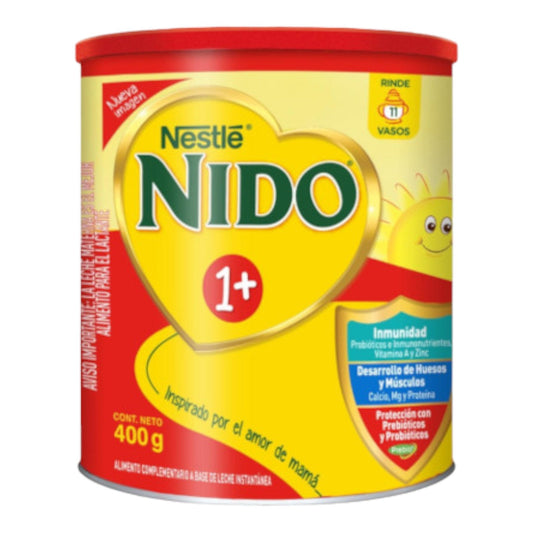 LECHE EN POLVO 1+PROTECCION 400 gr NIDO