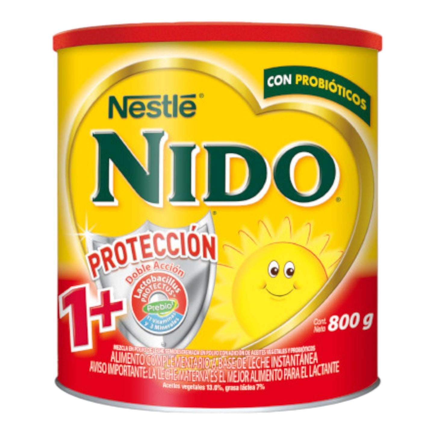 LECHE EN POLVO PROT. 1+ NIDO 800 gR NESTLE