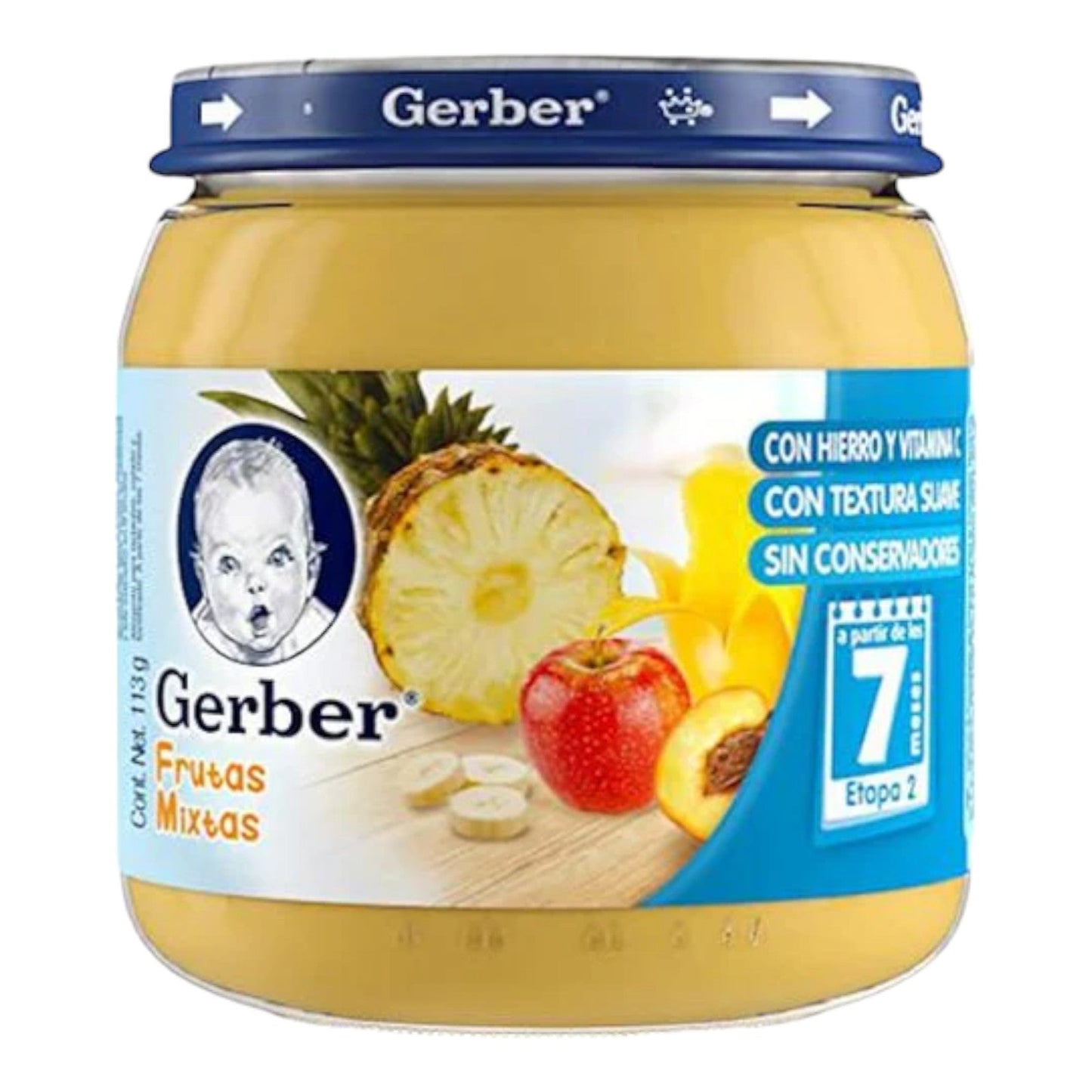 COLADO FRUTAS MIXTAS 113 GR GERBER