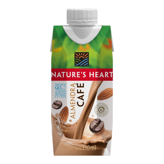 BEBIDA DE ALMENDRA CAFE 330 ML NATURE'S HEART