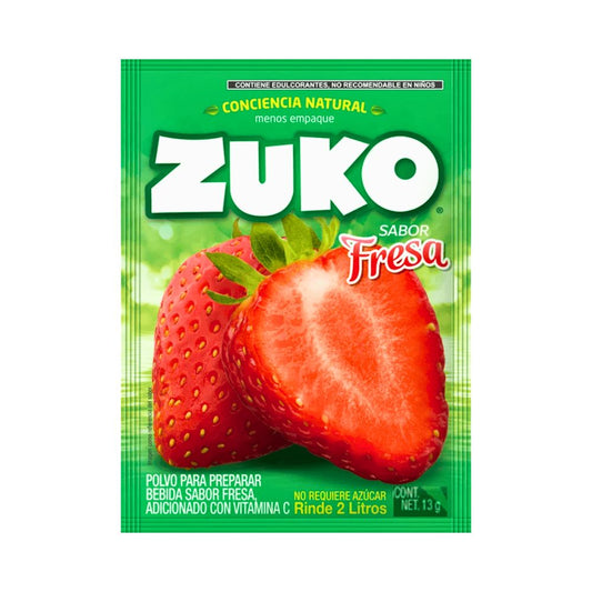 BEBIDA INSTANT.FRESA 13 GR ZUKO
