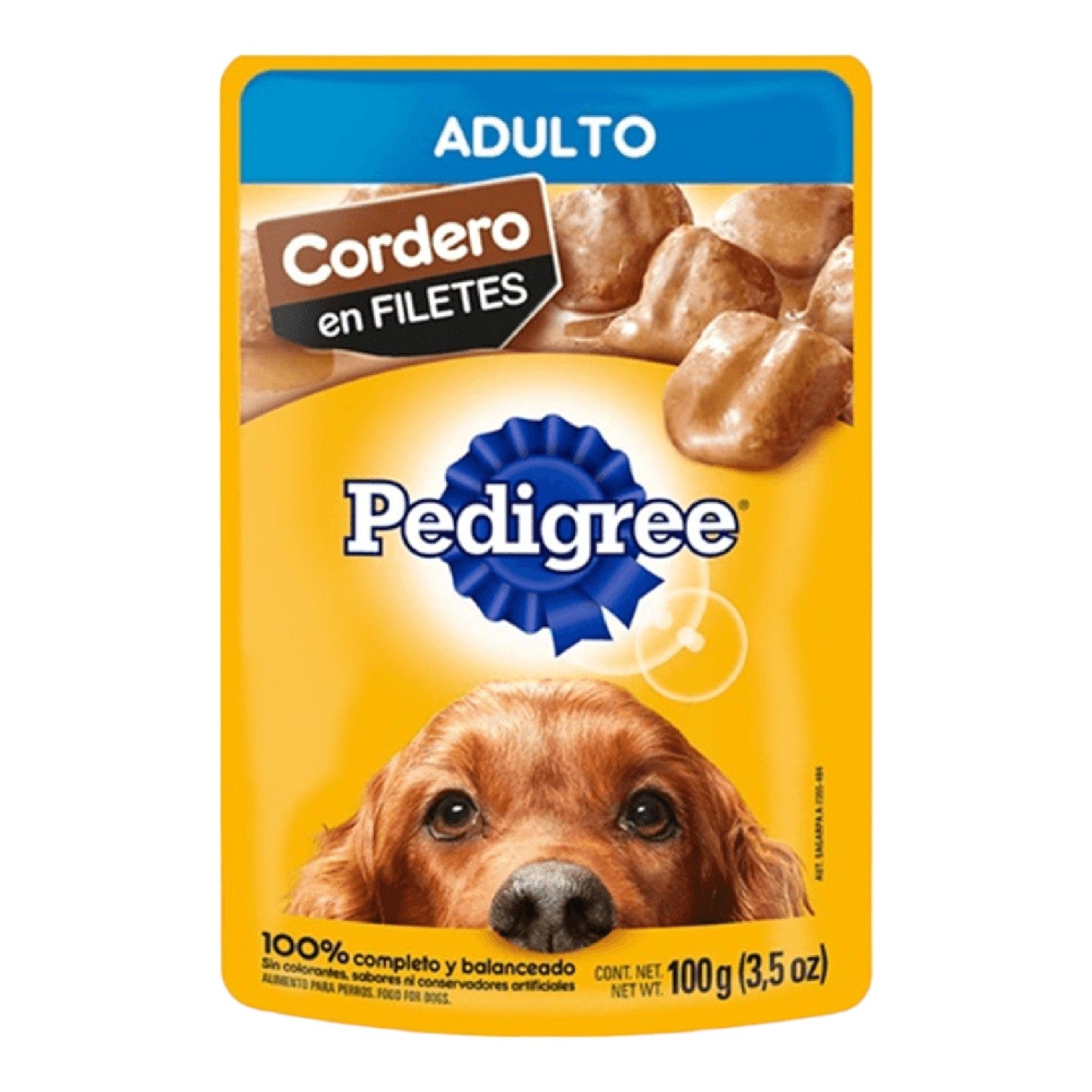 PEDIGREE ALIMENTO CORDERO PARA PERRO 100 GR PEDIGREE