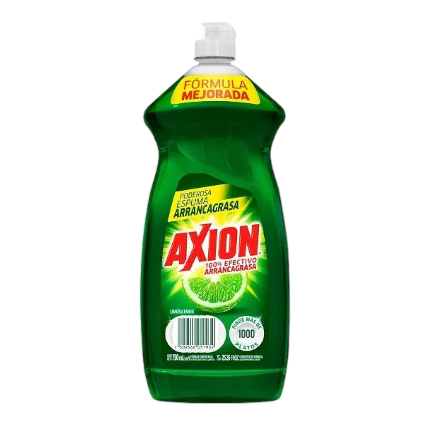 LAVAPLATOS LIQUIDO LIMON 750 ML AXION