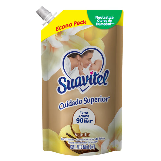 SUAVIZANTE PARA TELA AROMA VAINILLA 670 ML SUAVITEL