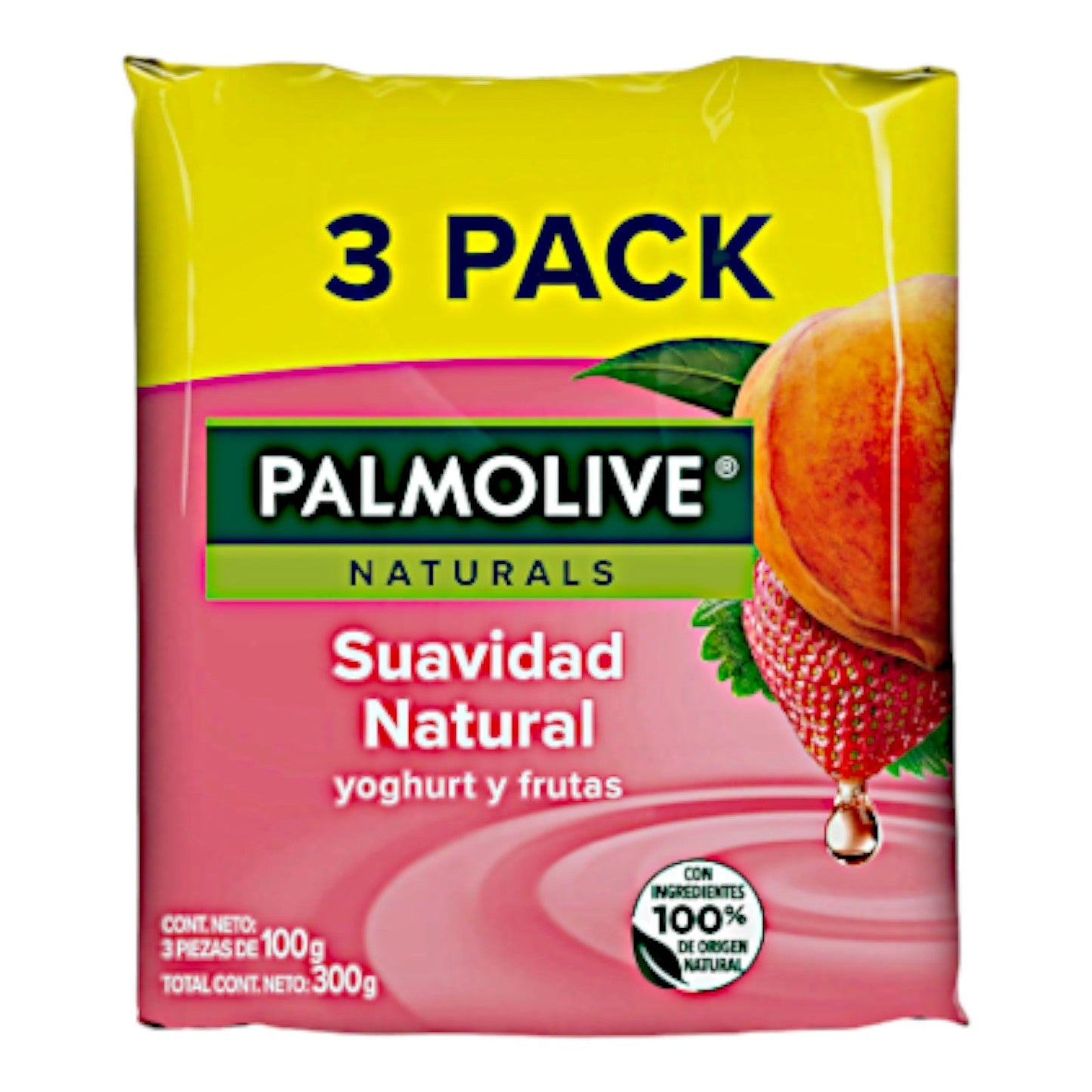 JABON YOGURT FRUTAS 3PACK PALMOLIVE