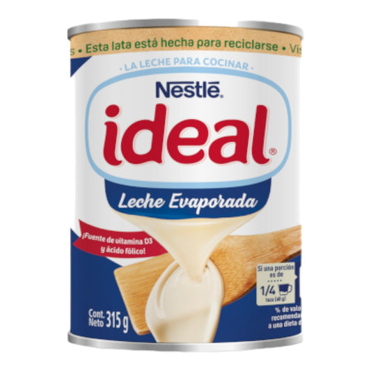 LECHE EVAPORADA FORT. NESTLE 315 GR IDEAL