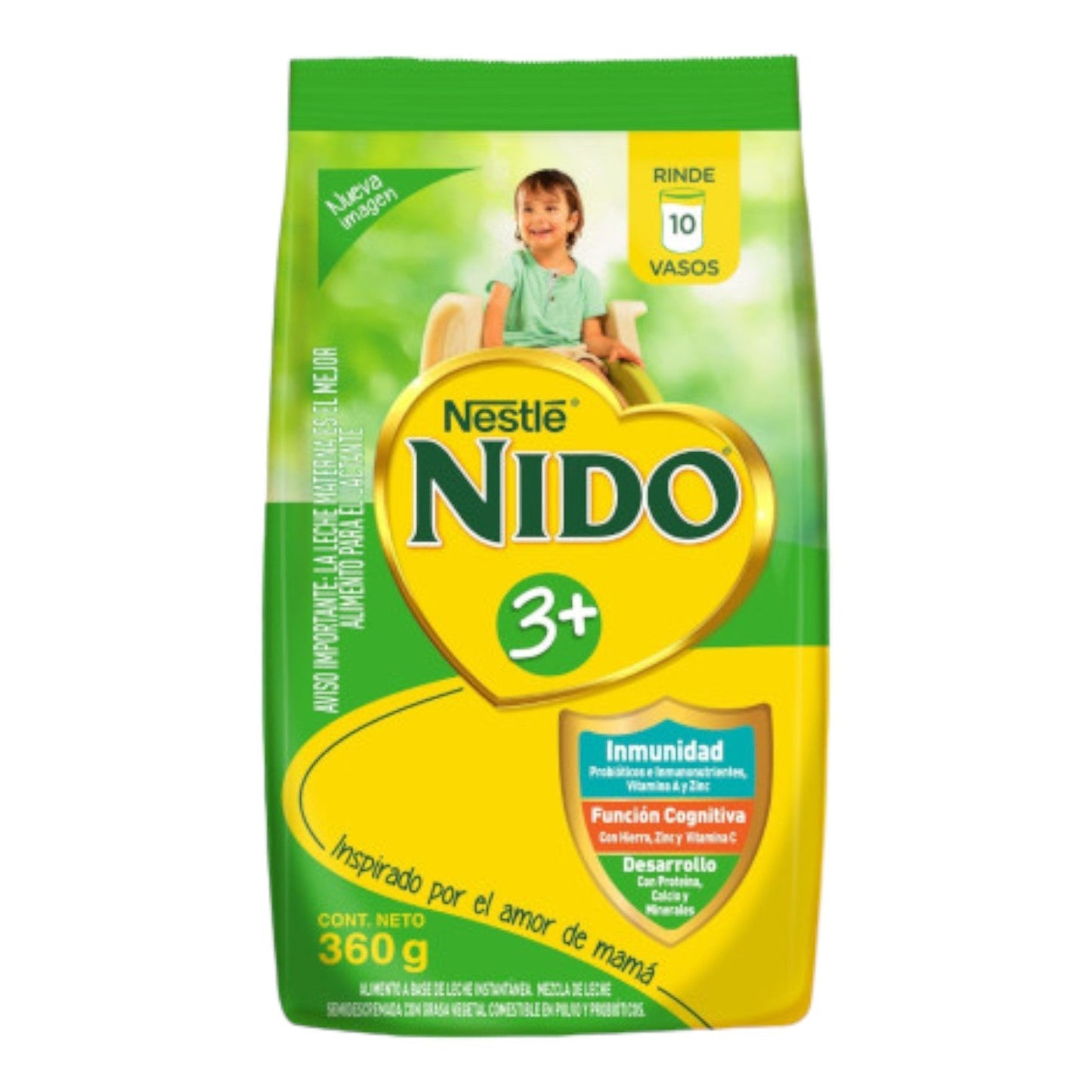 LECHE EN POLVO 3+PROTECT 360 gr NIDO