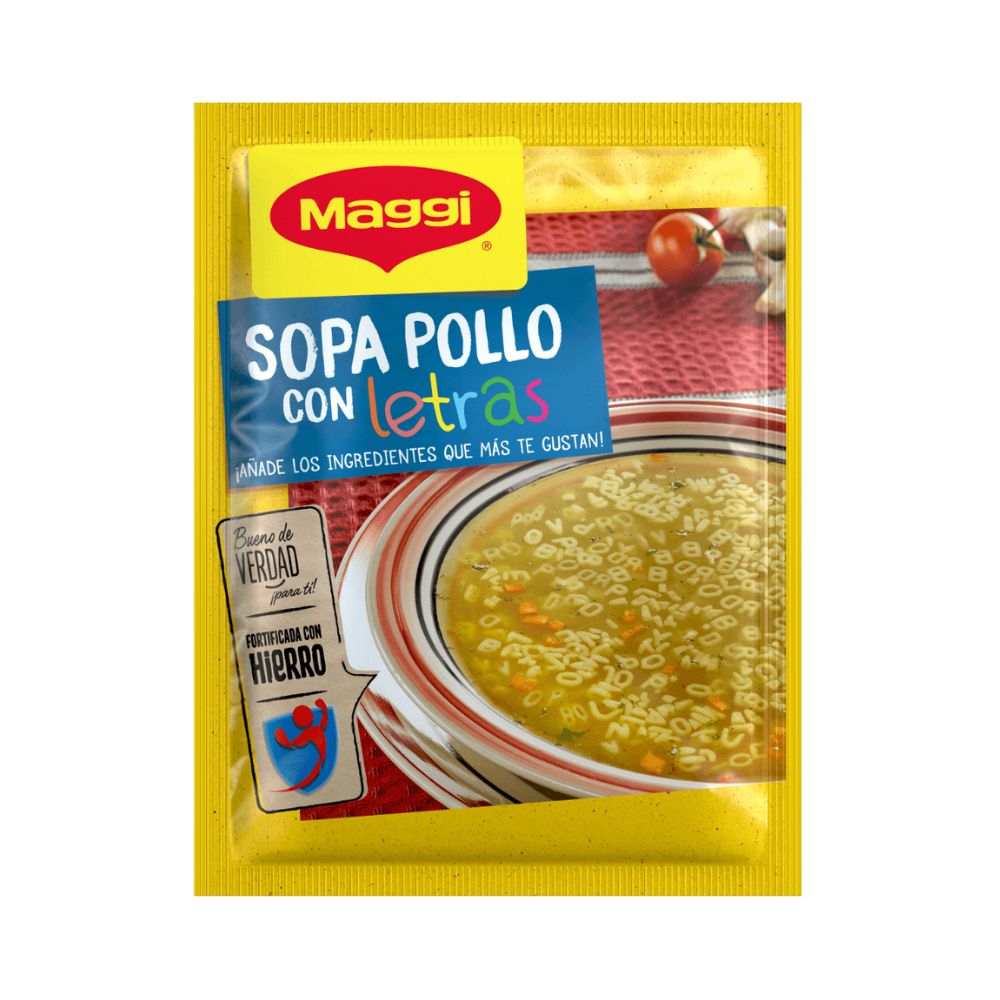 SOPA POLLO CON LETRAS 57 GR