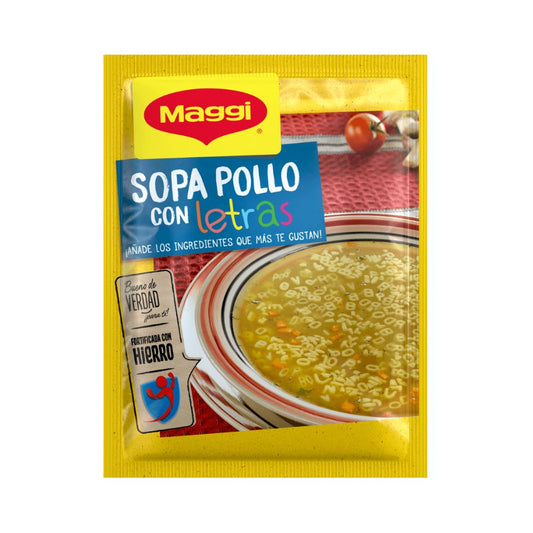 SOPA POLLO CON LETRAS 57 GR