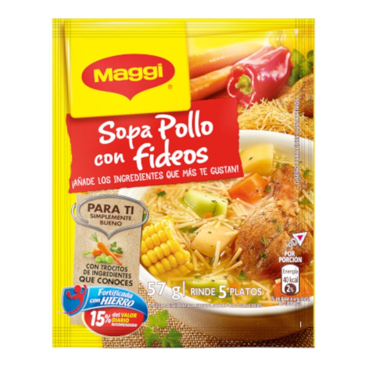 SOPA POLLO CON FIDEOS 57 GR MAGGI