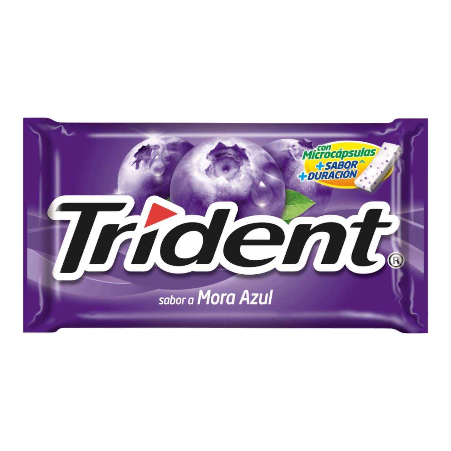 CHICLE MORA AZUL  5 SOBRES 8.5 GR TRIDENT