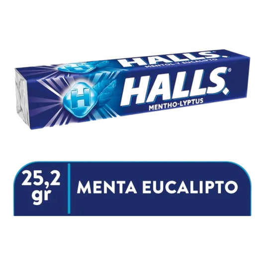 HALLS MENTOL Y EUCALIPTO 25.2 GR HALLS