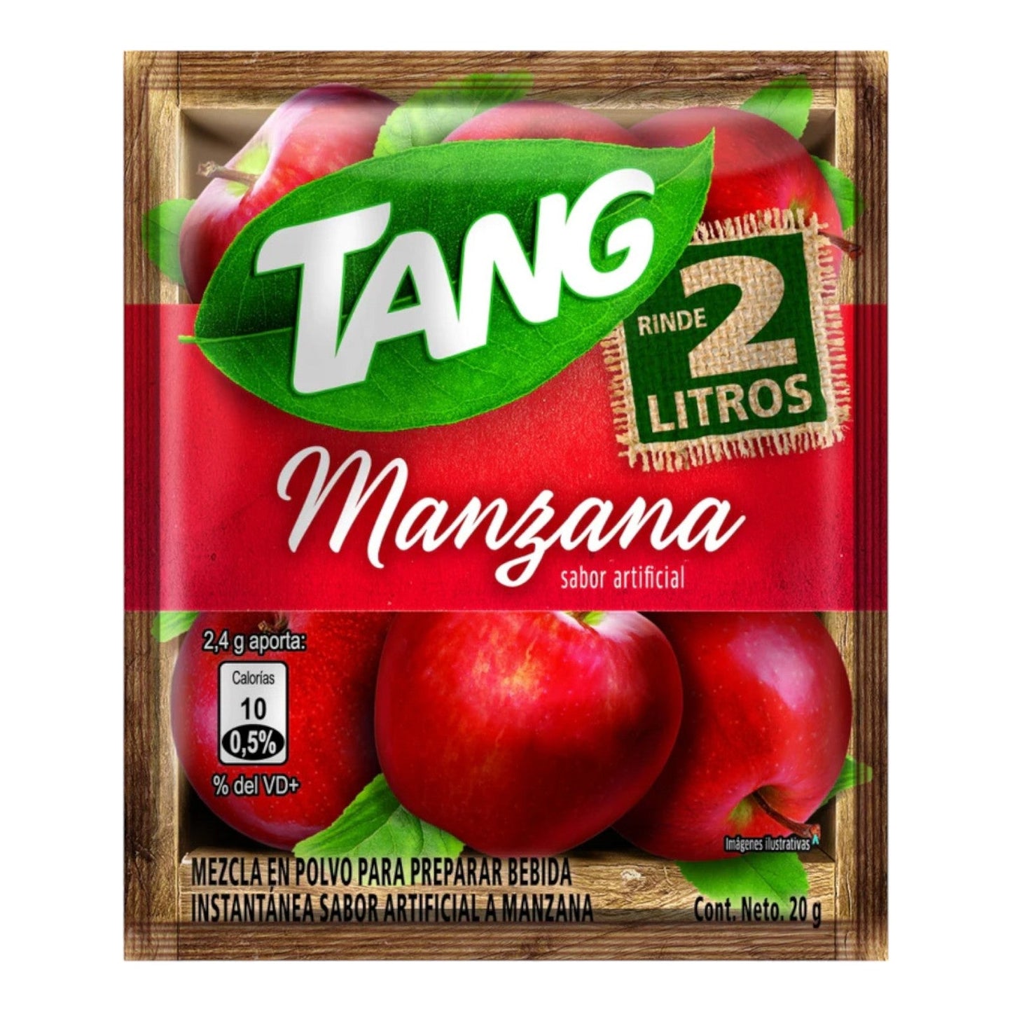 BEBIDA INSTANTANEA  EN POLVO SABOR MANZANA 20 GR TANG