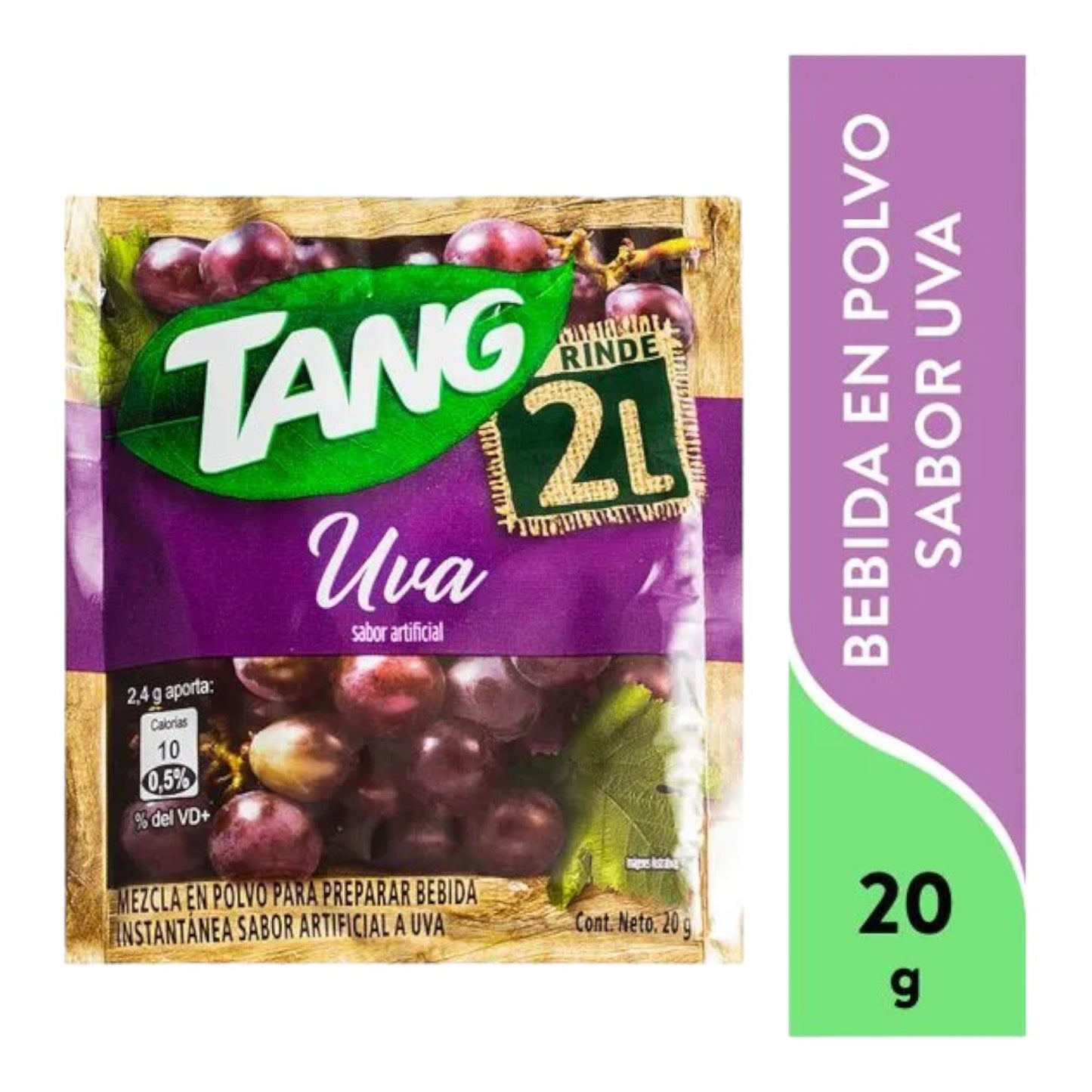 BEBIDA INSTANTÁNEA EN POLVO SABOR UVA 20 GR TANG