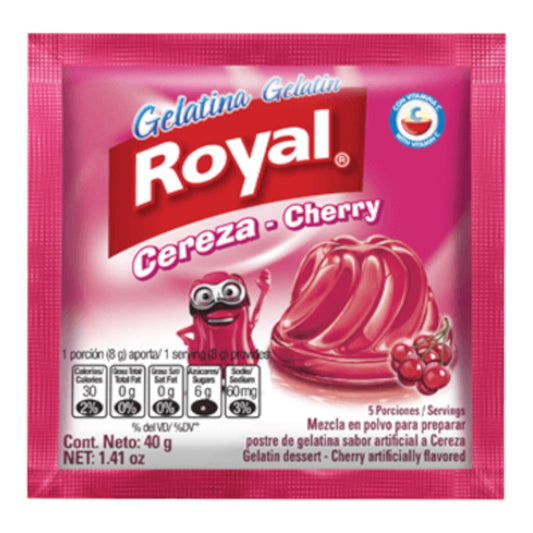 GELATINA DE CEREZA 40 GR ROYAL