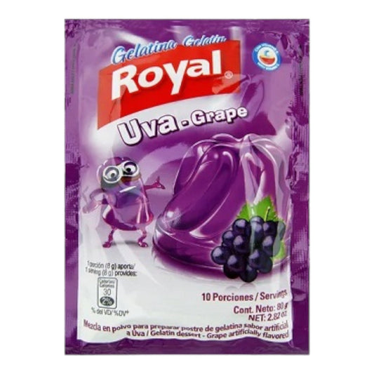 GELATINA DE UVA 80 GR ROYAL