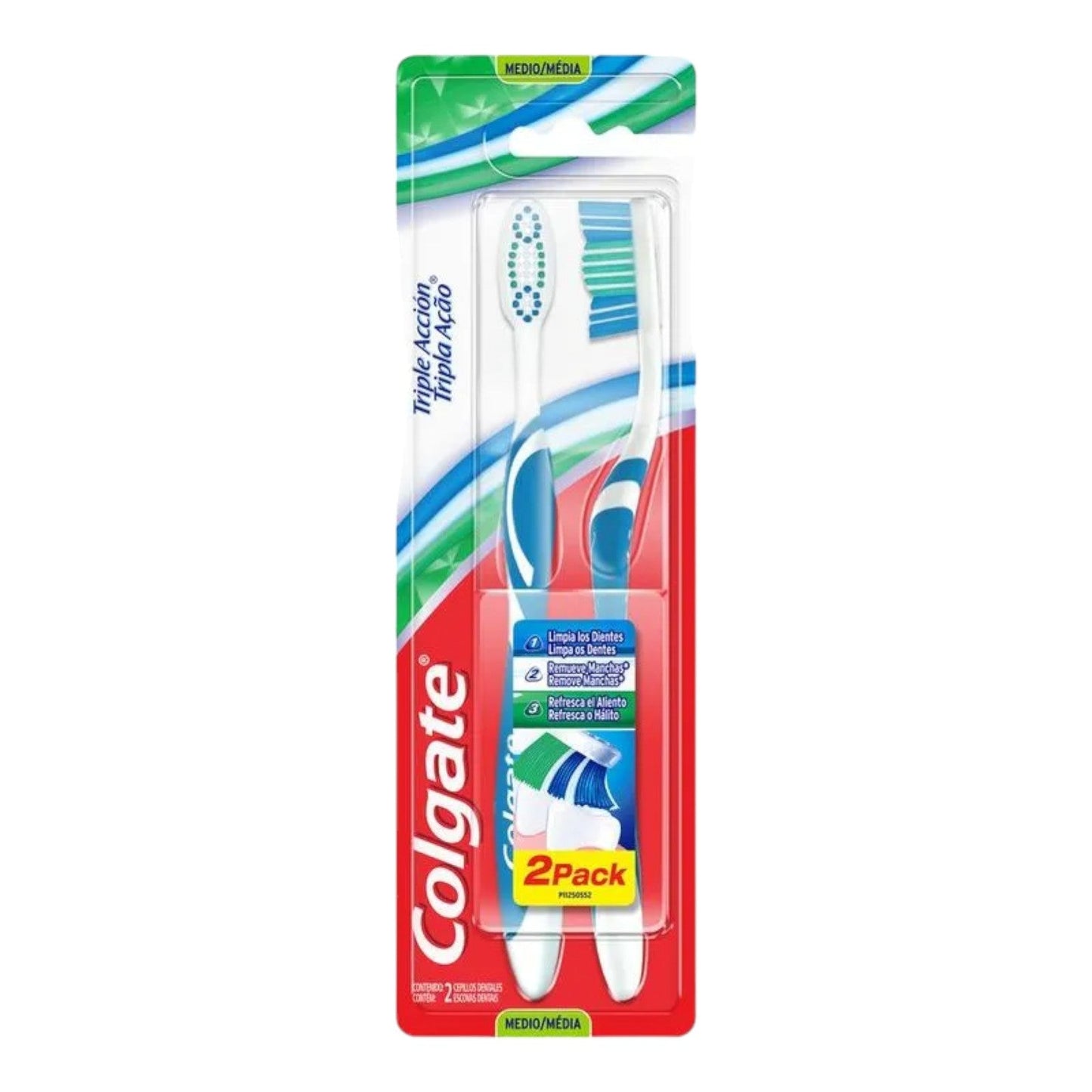 CEPILLO DENTAL TRIPLE ACCCION 2 PK COLGATE