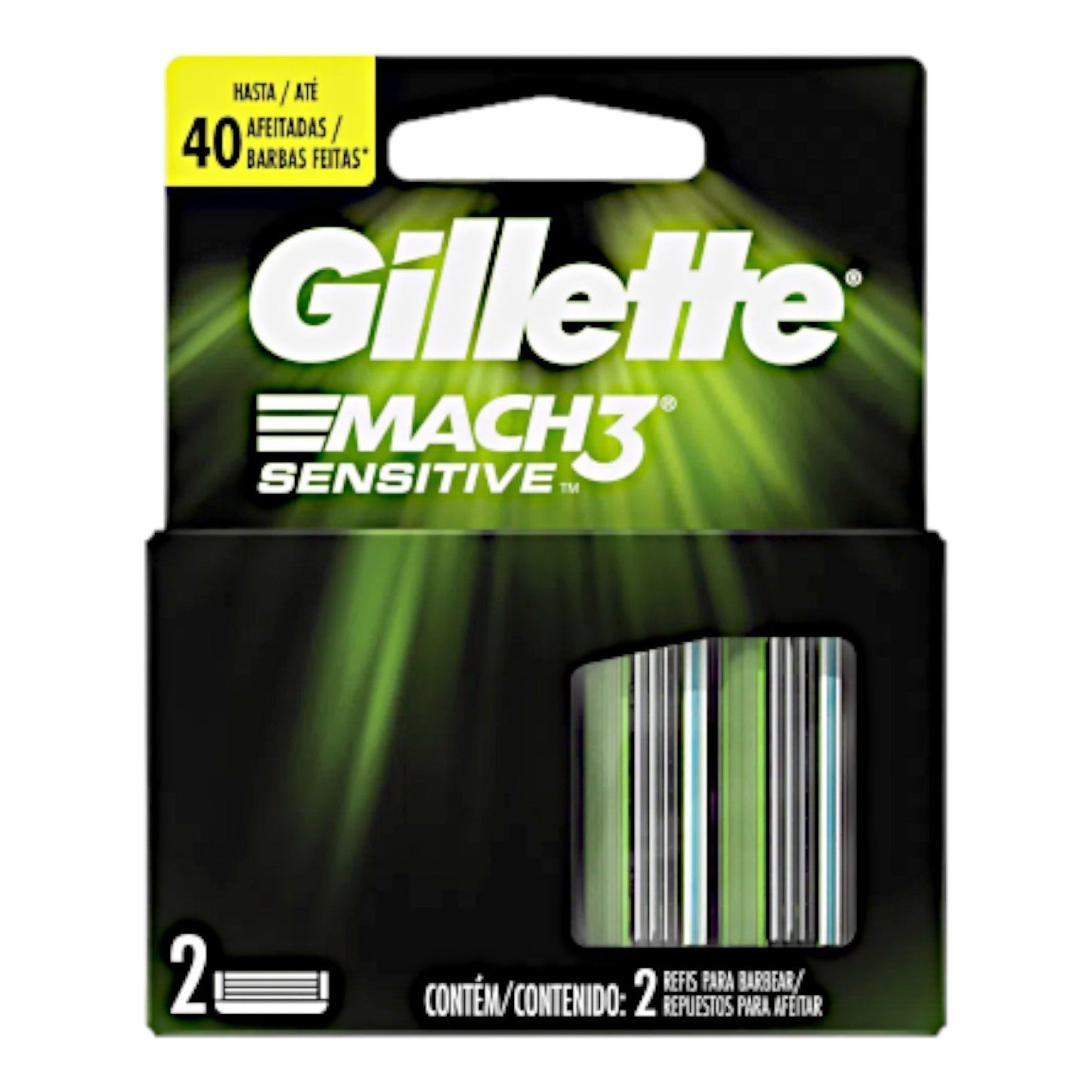 REPUESTO MACH 3 SENSITIVE 2 REPUESTOS  GILLETTE