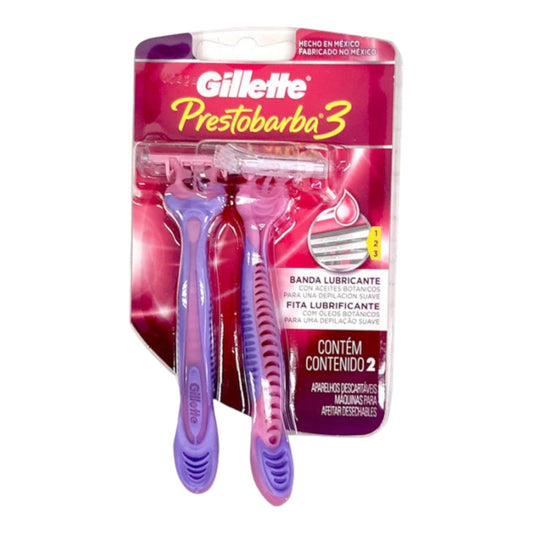 PRESTOBARBA PARA MUJER 2 PACK  GILLETTE