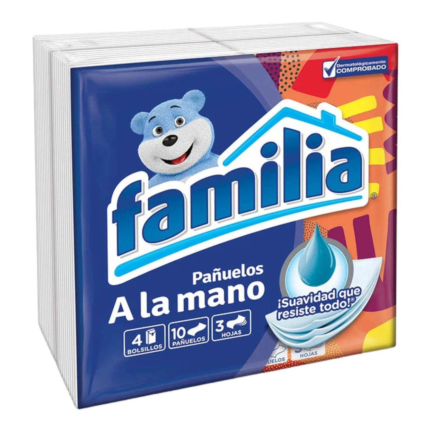 PANUELO A LA MANO DESECHABLE BOLSILLO 10 UN FAMILIA