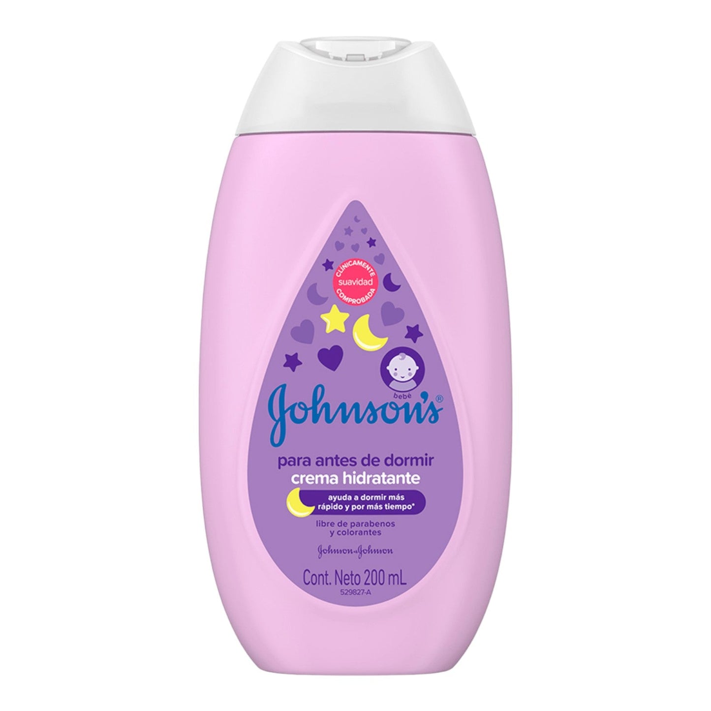 CREMA HIDRATANTE PARA ANTES DORMIR 200 ML JOHNSON'S