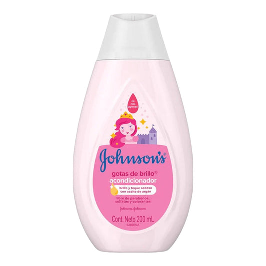 ACONDICIONADOR GOTAS DE BRILLO 200 ML JOHNSON'S