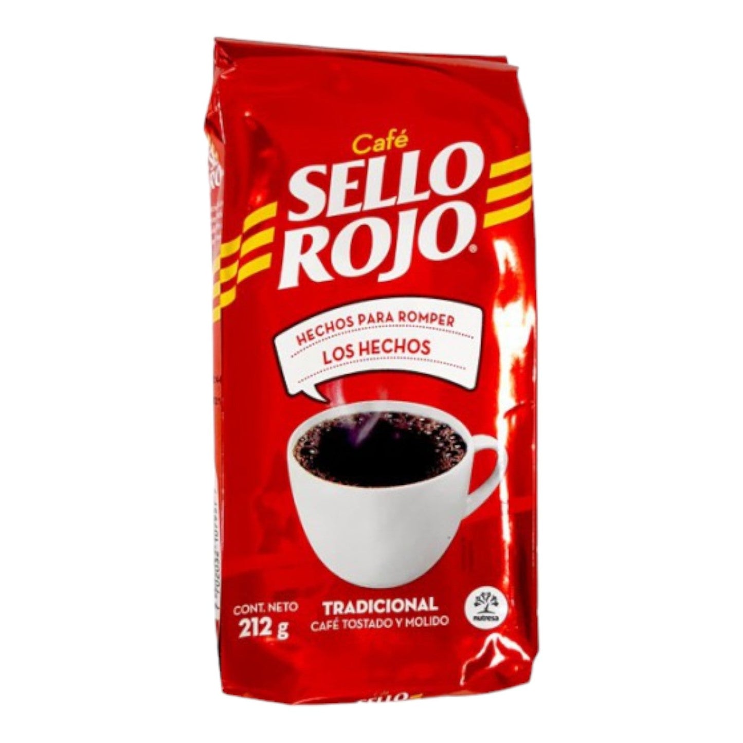 CAFE TOSTADO Y MOLIDO 212 GR SELLO ROJO