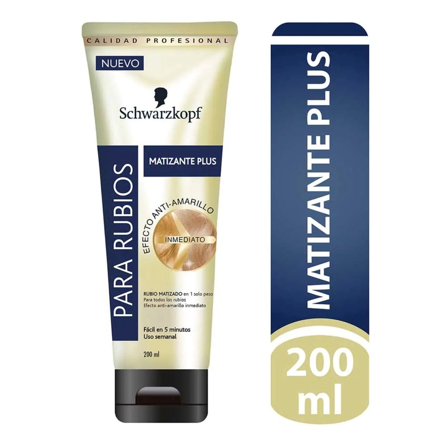 MASCARILLA MATIZANTE  EFECTO ANTI-AMARILLO PARA RUBIO 200 ML SCHWARZKOPF