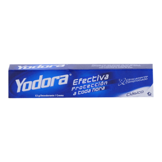 DESODORANTE CREMA EN TUBO 12 GR YODORA