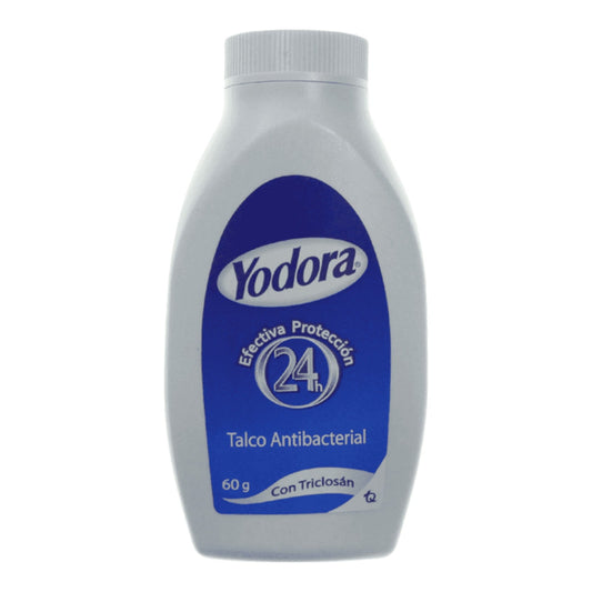 TALCO ANTIBACTERIAL CON TRICLOSAN 60 GR YODORA