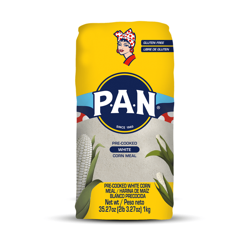 HARINA PRECOCIDA DE MAIZ BLANCO 1 KG P.A.N.
