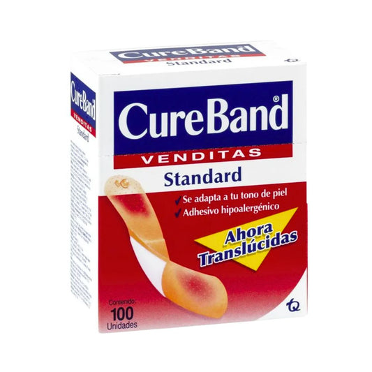 VENDITAS STANDARD TRANSLUCIDAS 100un CJ CURE BAND