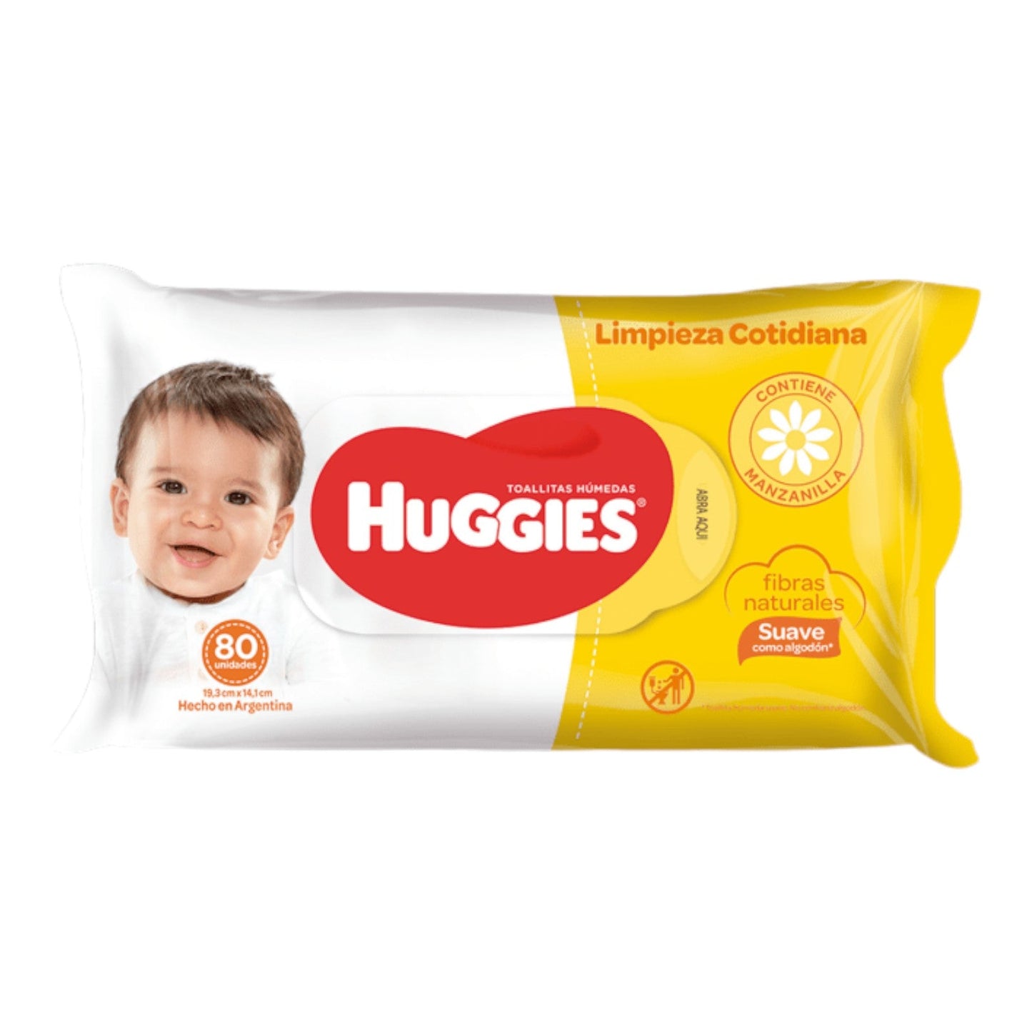 TOALLAS HUMEDAS MANZANILLA 80 UN HUGGIES