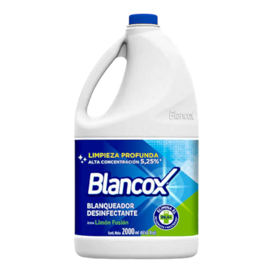 BLANQUEADOR DESINFECTANTE LIMON 2000 ML BLANCOX