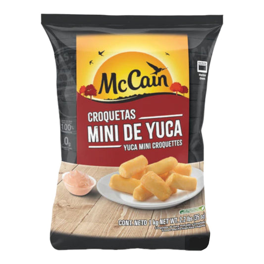 CROQUETA DE YUCA MINI 1 KG MC CAIN