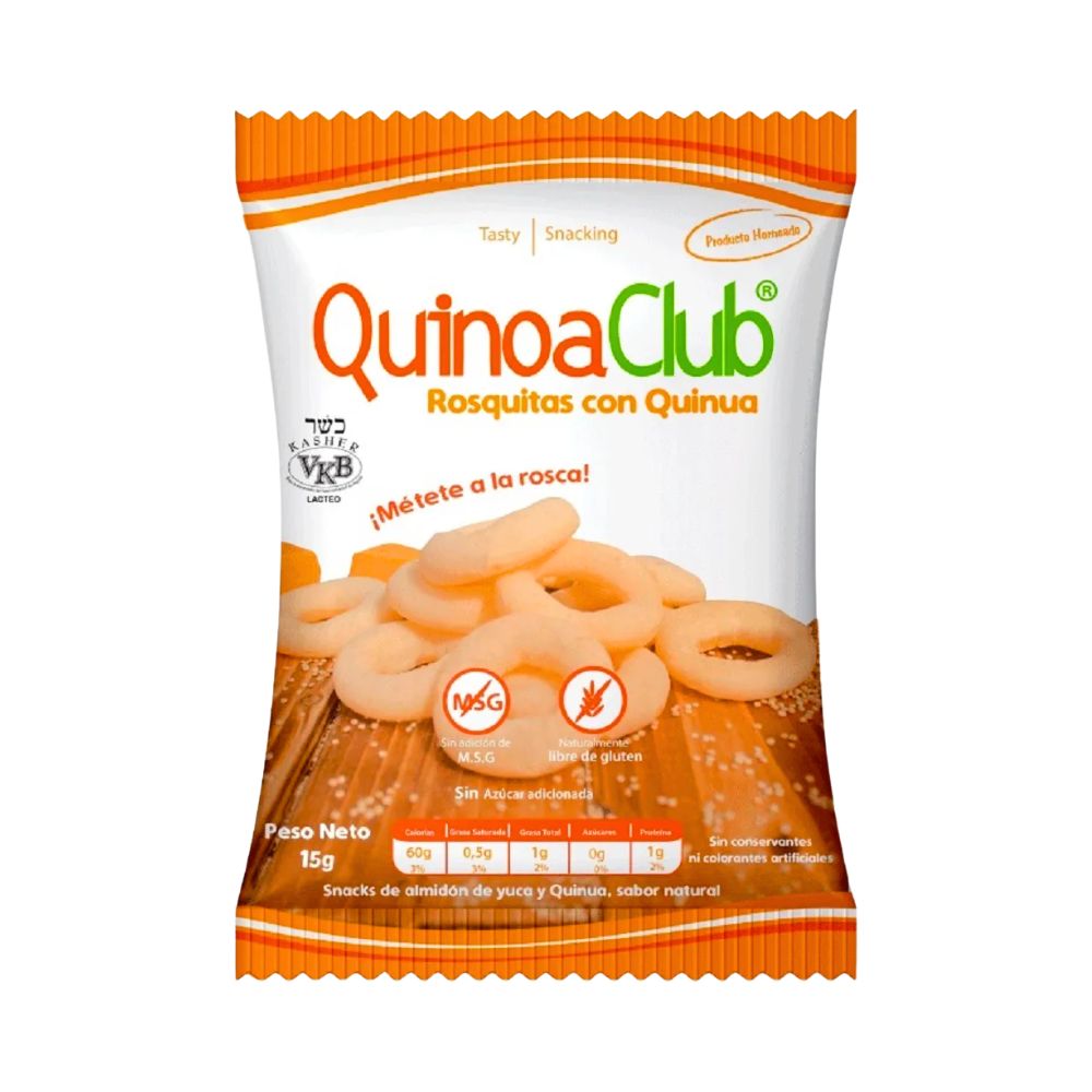 SNACK ROSQUITA QUINOA 12GR QUINOA CLUB