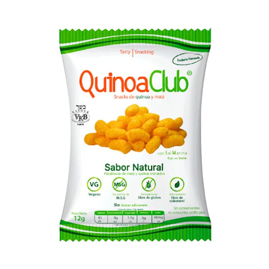 SNACK NATURAL 12GR QUINOA CLUB