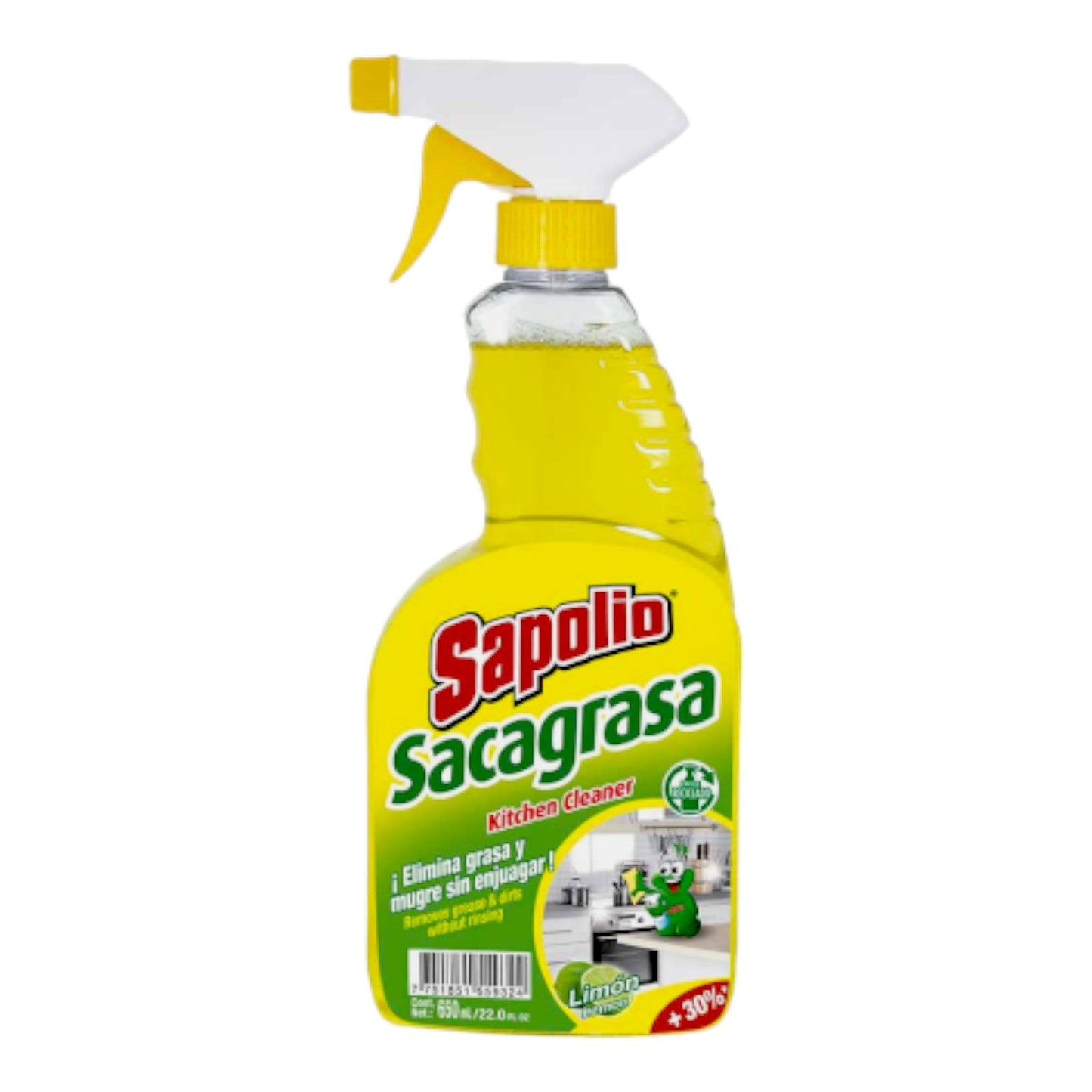 SACAGRASA CON GATILLO *LIMON* 650 ML SAPOLIO