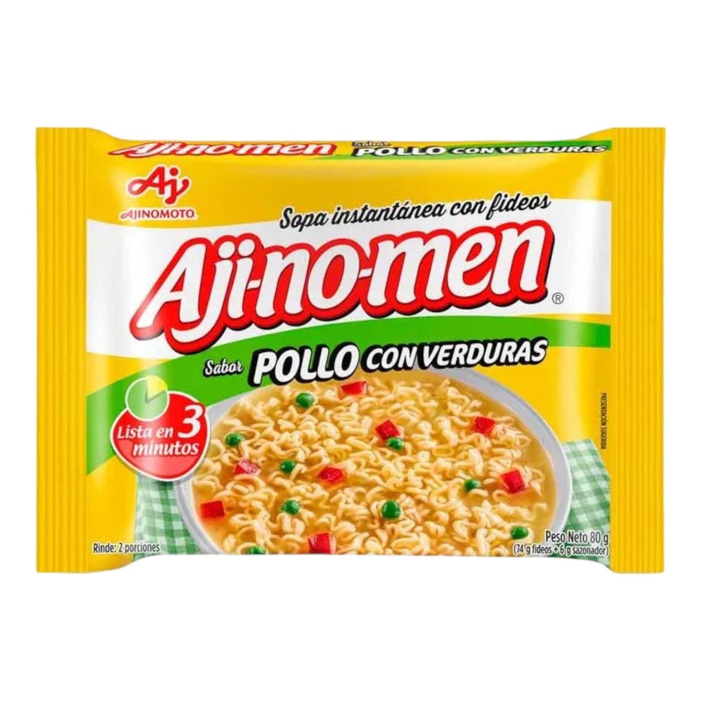 SOPA POLLO CON VERDURAS 80 GR AJINOMEN