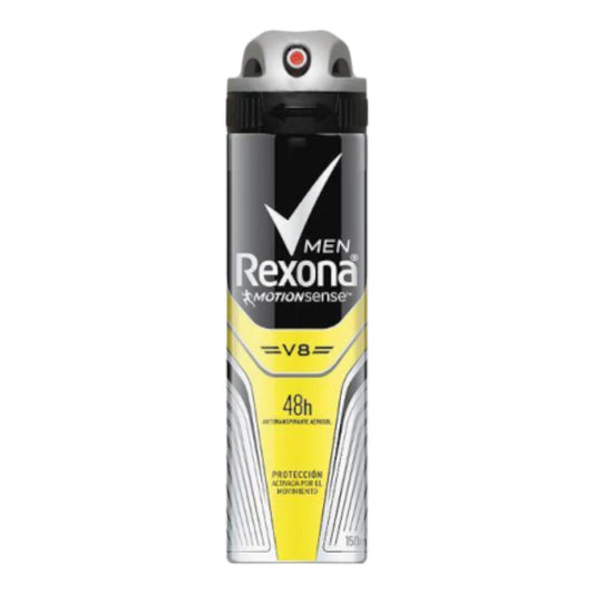 DESODORANTE EN AEROSOL ANTITRANSPIRANTE V8 MEN 90 GR REXONA