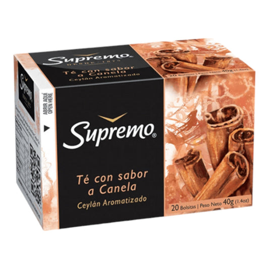 TE AROMATIZADO CANELA 20 UN SUPREMO