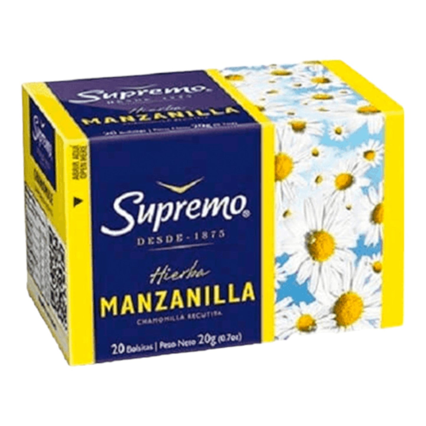 TE HERBAL MANZANILLA 20 GR SUPREMO